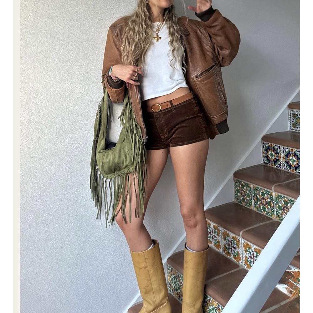 NIB! Retail $498 Frye Campus 14L Banana  Leather Tall Boots On current website. - Picture 3 of 10